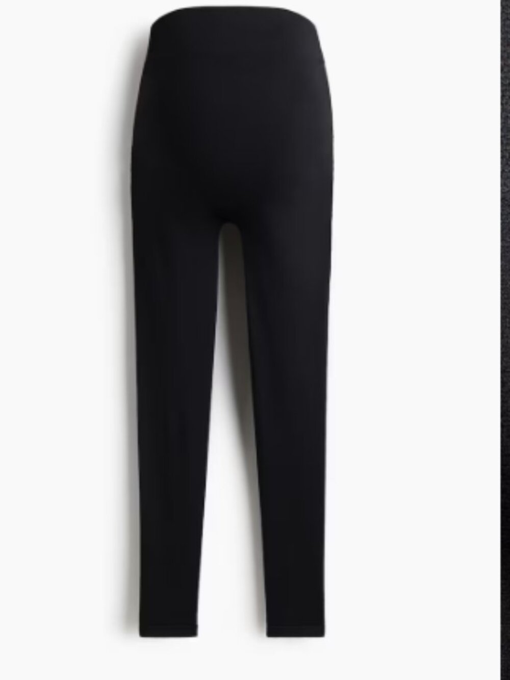NWT, H&M • Mama Seamless Black Maternity Leggings, Size Small